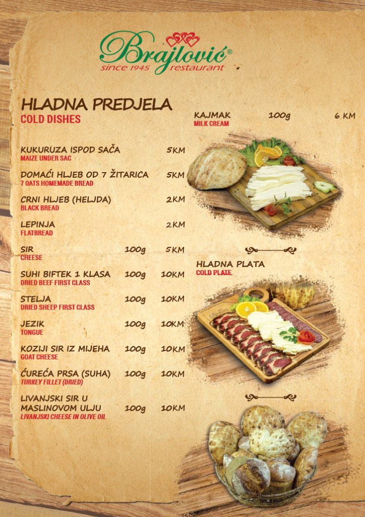 Restoran Brajlović Sarajevo Otkrijte bogatstvo ukusa